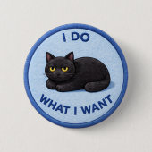 Einstellung Katze Button (Vorderseite)