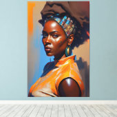 Einstellung macht einen Unterschied Leinwanddruck (Insitu (Holzboden))