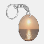 Einstellung Sun & Cape May Lighthouse Schlüsselanhänger (Vorderseite links)