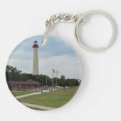 Einstellung Sun & Cape May Lighthouse Schlüsselanhänger (Rückseite)