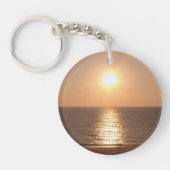 Einstellung Sun & Cape May Lighthouse Schlüsselanhänger (Vorderseite)