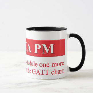 Einstellung von Gangstern in Projektmanagement Tasse