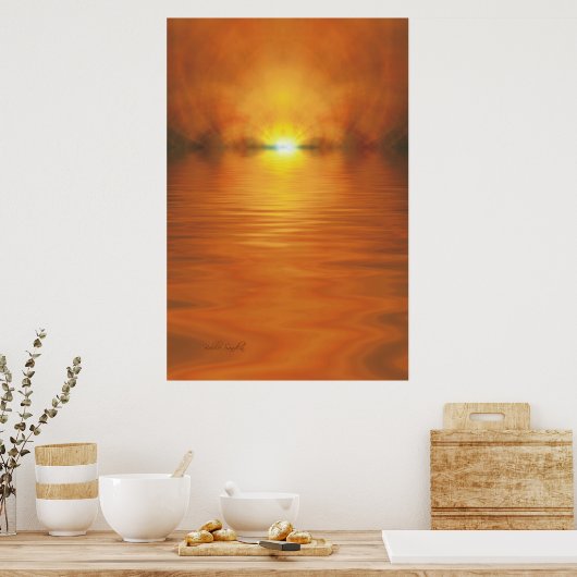 Einstellung von Sun Poster und Print (Küche)