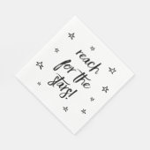 Einstellung, Ziele, Liebe, Träume Motivierend Zita Serviette (Ecke)