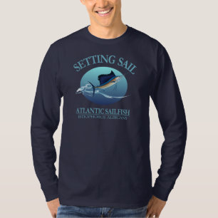 Einstellungs-Segel-Kleid T-Shirt