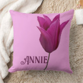 Einstellungsname Annie hübsch rosa florale minimal Kissen (Decke)