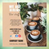 Einstellungspersonal BUSINESS Logo Flyer Poster Pe Fensteraufkleber (Blatt 3)