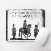 Einstellungsplakat für das fünfte Regiment Mousepad (Mit Mouse)