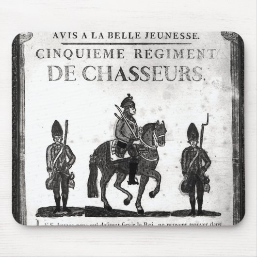 Einstellungsplakat für das fünfte Regiment Mousepad (Vorne)