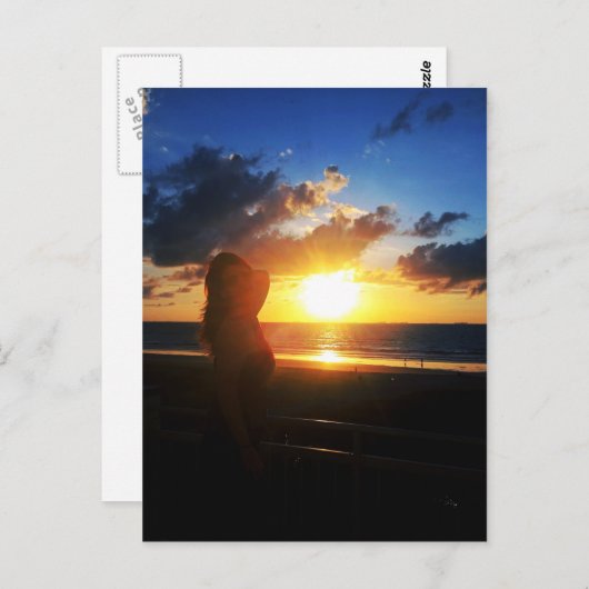 Einstellzeit Postkarte (Vorne/Hinten)