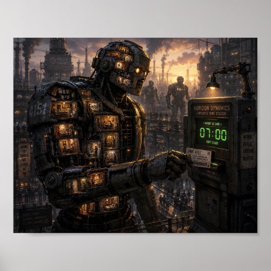 Einstempeln Poster (Vorne)
