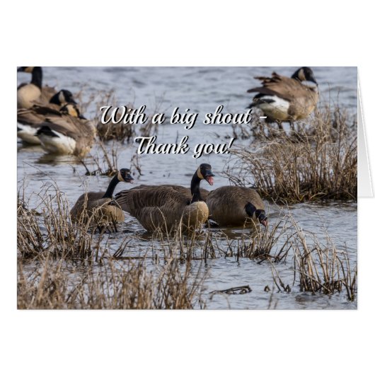 Einstieg in Dankeschön-Karte (Vorderseite (Horizontal))