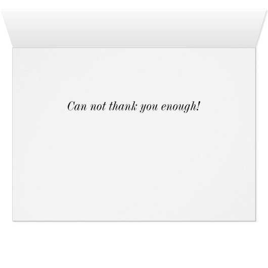 Einstieg in Dankeschön-Karte (Innenansicht Horizontal (Unten))