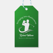 Einstieg in das Retirement Modern Golf Player Part Geschenkanhänger (Rückseite)