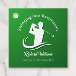 Einstieg in das Retirement Modern Golf Player Part Geschenkanhänger