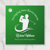 Einstieg in das Retirement Modern Golf Player Part Geschenkanhänger (Vorderseite)