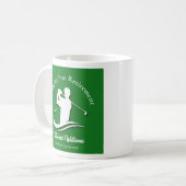 Einstieg in das Retirement Modern Golf Player Part Kaffeetasse (Vorderseite Links)