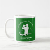 Einstieg in das Retirement Modern Golf Player Part Kaffeetasse (Links)