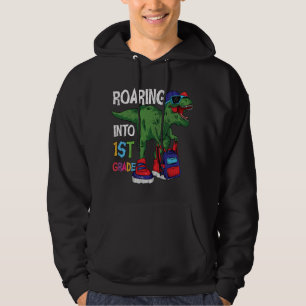 Einstieg in den Lehrer der 1. Klasse Kid Dinosauri Hoodie