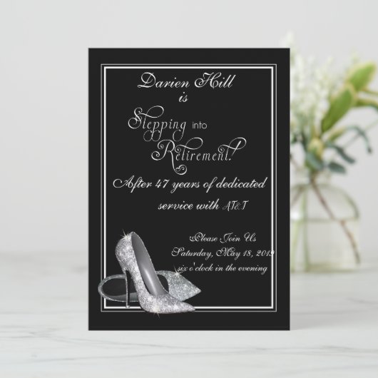 Einstieg in die Altersvorsorge Einladung (Stehend Vorderseite)