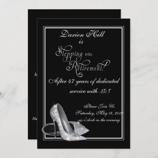 Einstieg in die Altersvorsorge Einladung (Vorne/Hinten)