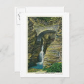 Einstiegskaskade und Sentry Bridge View Postkarte (Vorne/Hinten)