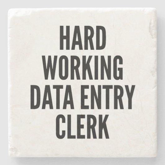 Einstiegskraft in Arbeitsdaten Steinuntersetzer (Vorderseite)