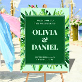 Einstiegsschild für tropische Vegetation Acrylschild