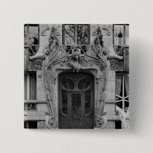 Einstiegstür zu den Wohnungen 2 Button (Vorderseite)