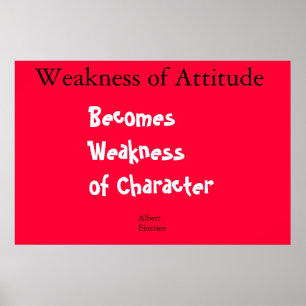 Einstien Zitat Poster