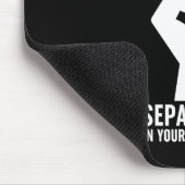 Einstimmigkeit in Ihren eigenen Zuhause Mousepad (Ecke)