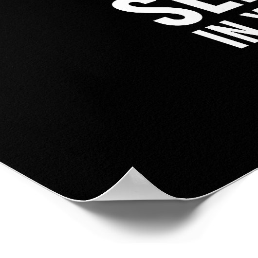 Einstimmigkeit in Ihren eigenen Zuhause Poster (Ecke)