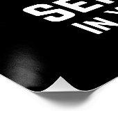 Einstimmigkeit in Ihren eigenen Zuhause Poster (Ecke)