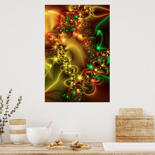 Einströmendes Licht. Poster (Küche)