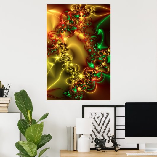 Einströmendes Licht. Poster (Heimbüro)