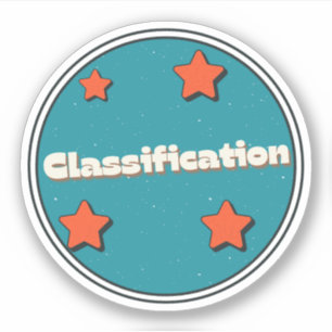 Einstufung Aufkleber