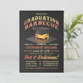 Einstufungen | GRILLEN Party Chalkboard Einladung (Stehend Vorderseite)