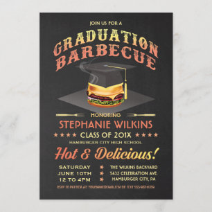 Einstufungen   GRILLEN Party Chalkboard Einladung
