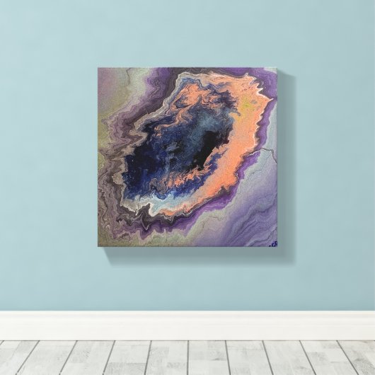 Einsturz Leinwanddruck (Insitu (Holzboden))