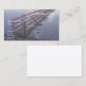 Einstürzende Pier Visitenkarte (Vorne/Hinten)