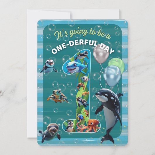 Eintägige Geburtstagsfeier Einladung (Vorderseite)