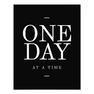 Eintägige Studien-motivierend Zitat-Plakat Fotodruck