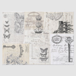 Eintagsfliege-Collage Decoupage Blatt Seidenpapier