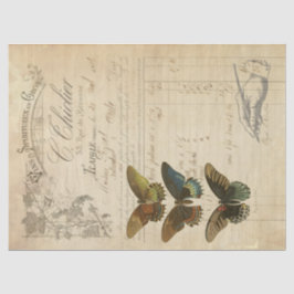 Eintagsfliegen Decoupage Gewebe Seidenpapier