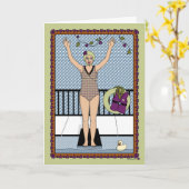 Eintauchen in_A_Gruß Karte (Gelbe Blume)