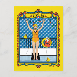Eintauchen in_B_ Postkarte