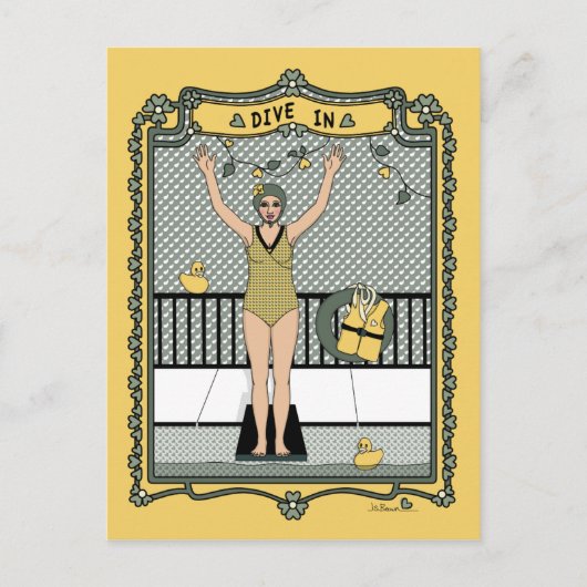 Eintauchen in_C_ Postkarte (Vorderseite)