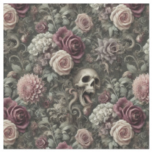 Eintauchen in die Rose - Klassische Gotik Stoff