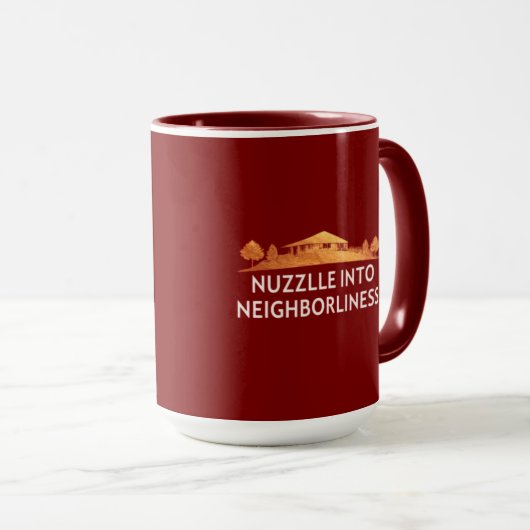 Eintauchen in die Tasse der Nachbarschaft (VorderseiteRechts)