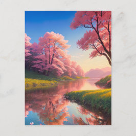 Eintauchen in Frieden und Schönheit Postkarte